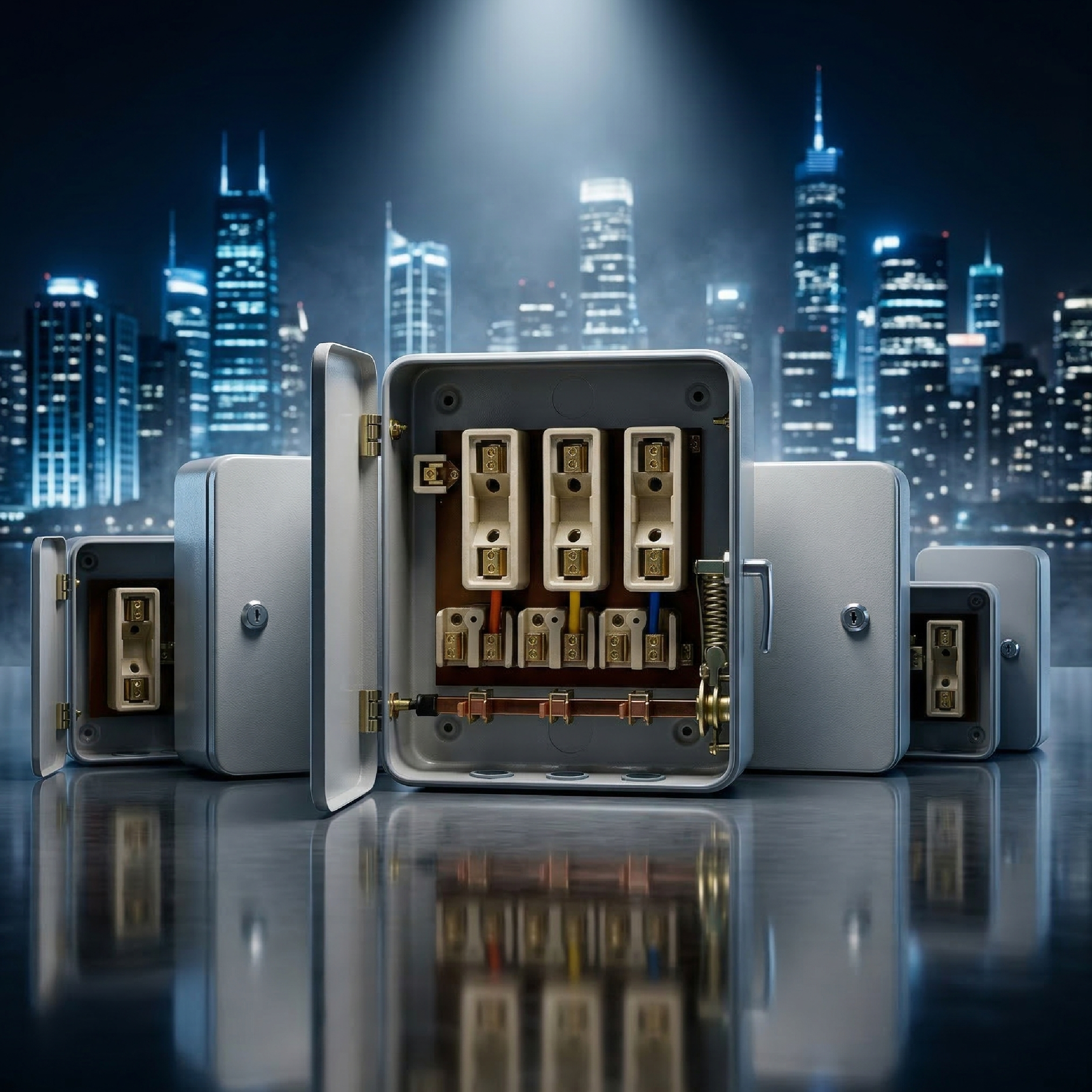 Metal Clad Rewirable Distribution Fuse Boards